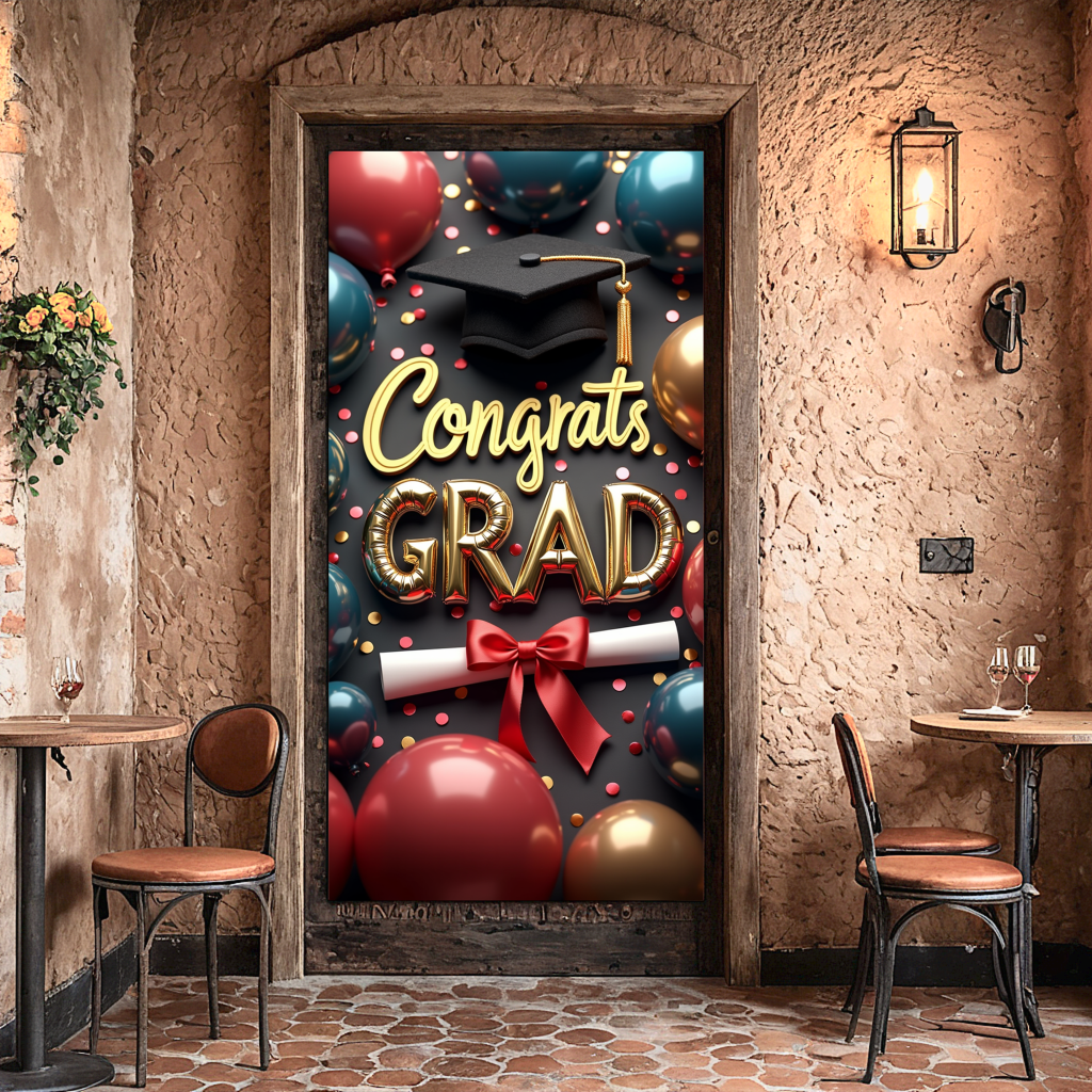 Photography University - Graduation Backdrop Portable Photography Backdrop Event