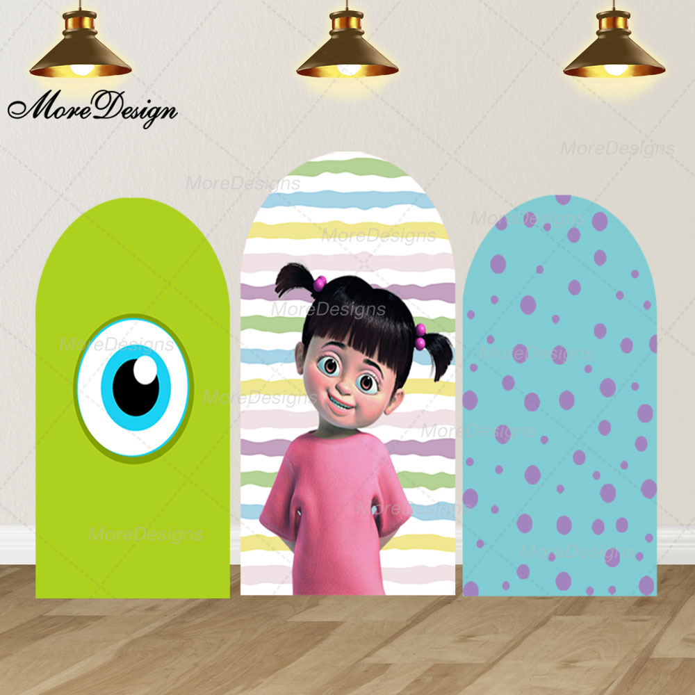 Photography University - Monsters University Arch Covers Photography Backdrop