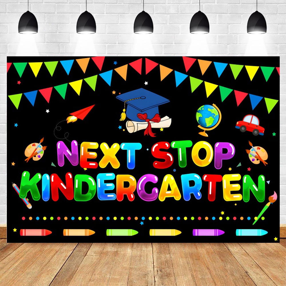 Photography University - Happy Graduation Party Background Golden Glitter