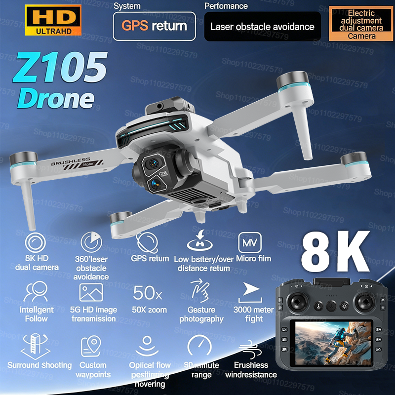 Photography High Key - Z105 Drone 4K GPS Dual Camers