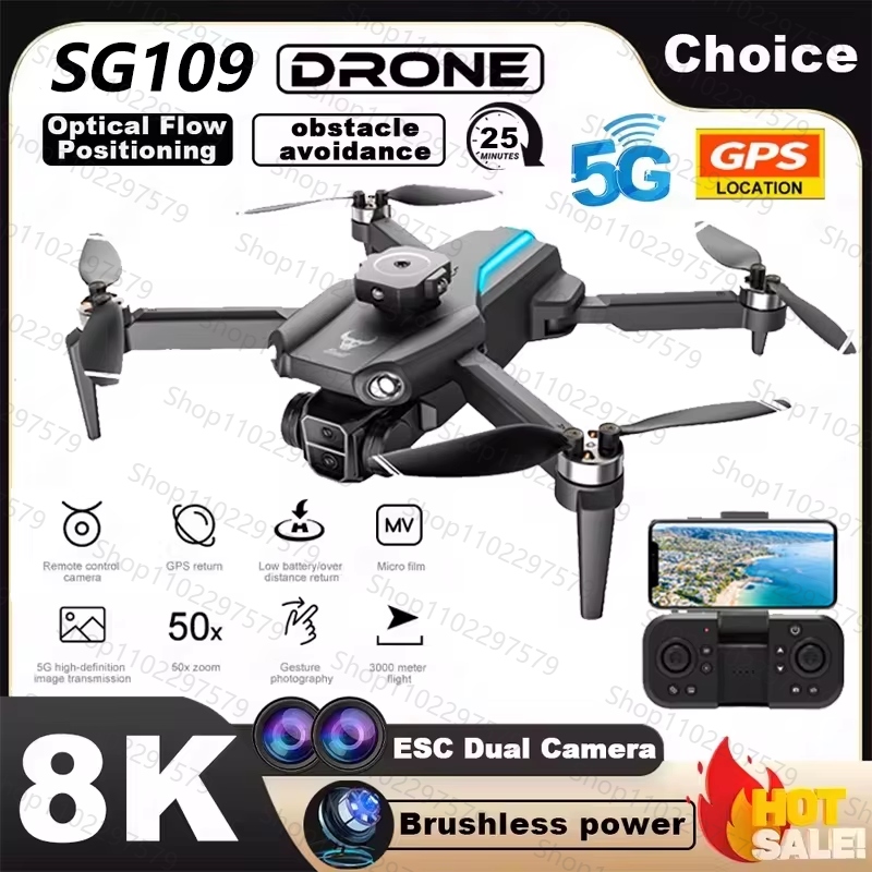 Photography High Key - New SG109 Drone 8K Professional HD