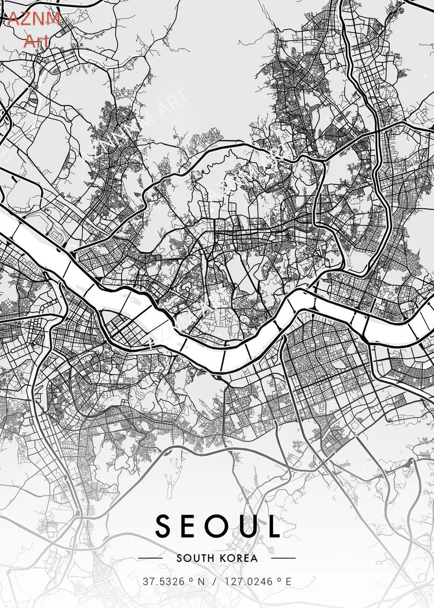 City Map Artwork Poster Paris  - Photography Black And White recensione e prezzo