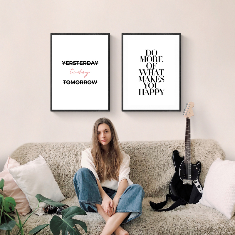 Canvas Painting Quotes Letters - Photography Black And White recensione e prezzo