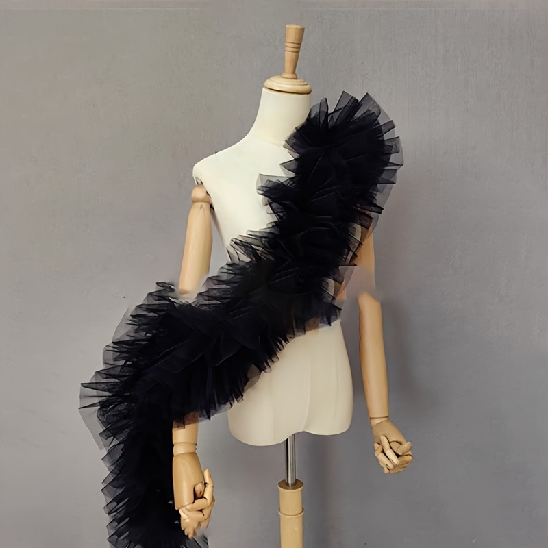 Black fluffy gauze shawl bride - Photography Wedding recensione e prezzo
