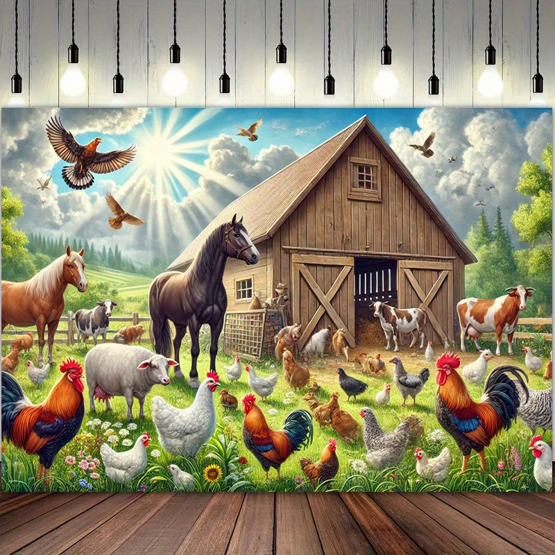 2D curtain banner, large farm  - Photography Duck recensione e prezzo