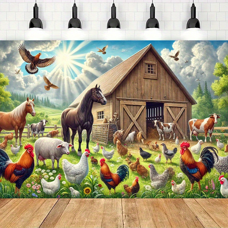 2D curtain banner, large farm  - Photography Duck recensione e prezzo