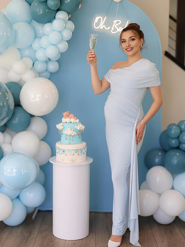 Elegant Light Blue One Shoulde - Photography Natural Lighting recensione e prezzo