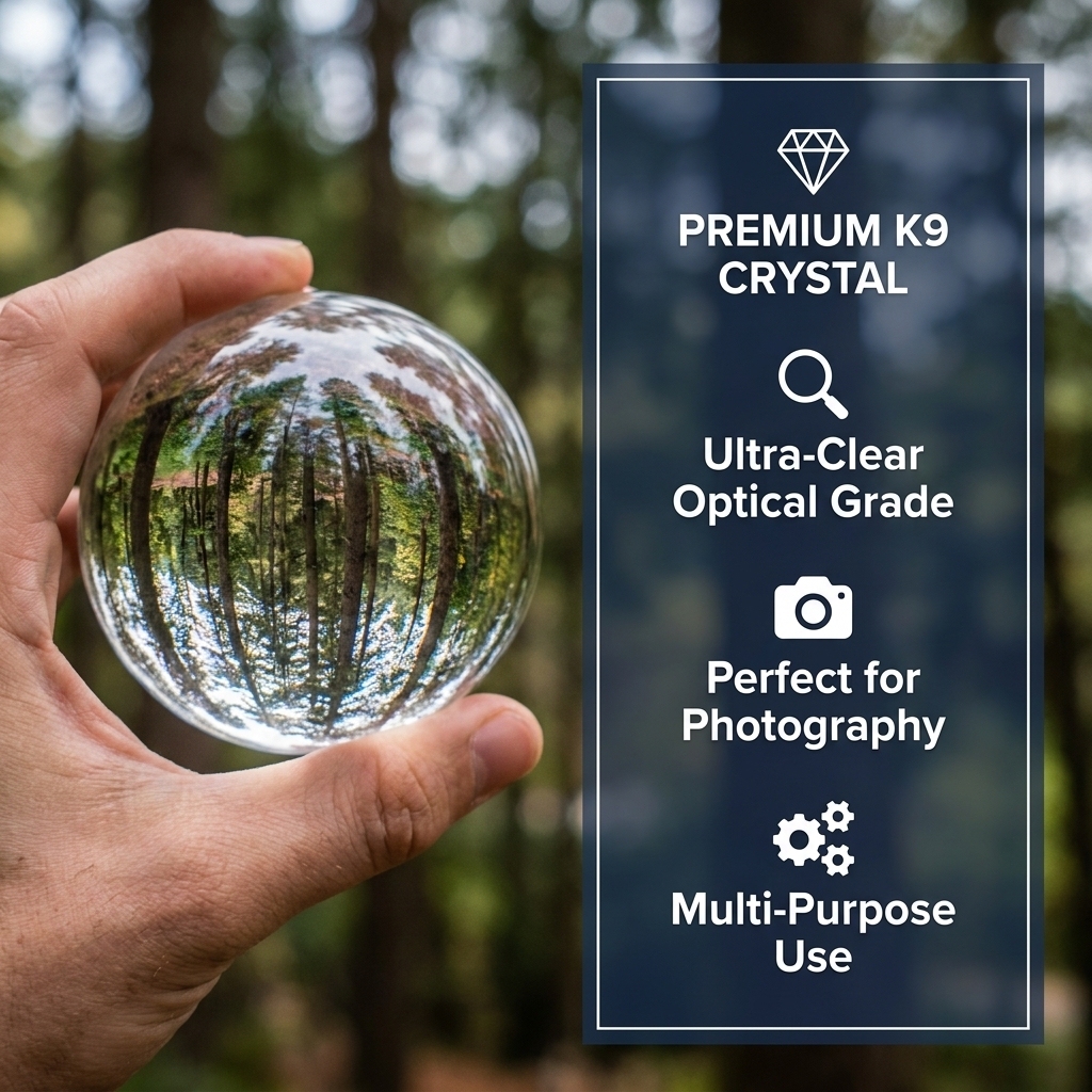 Crystal Ball for Photography 1 - Lens Ball Crystal recensione e prezzo