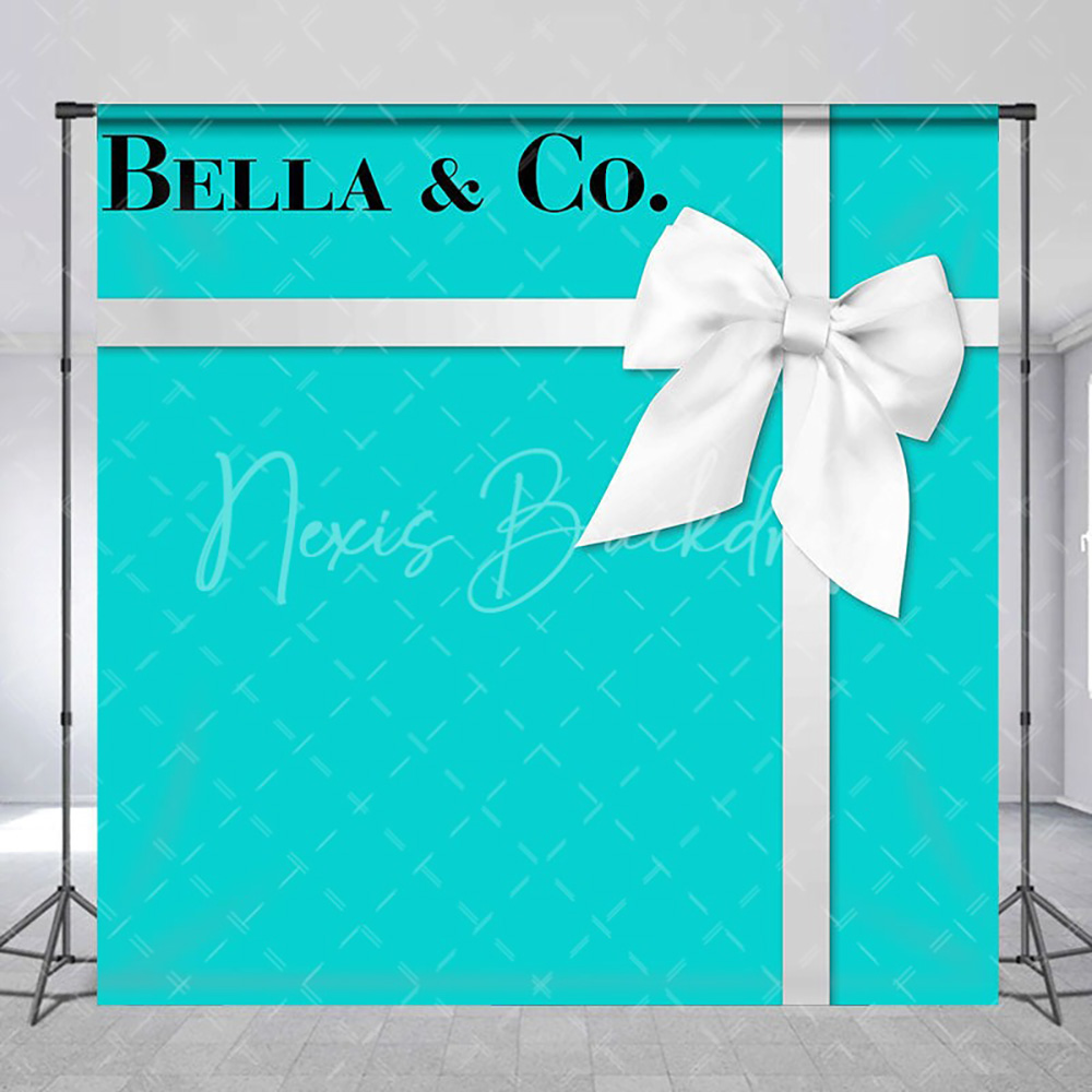 Custom Name Bow Turquoise Blue - Photography Names recensione e prezzo