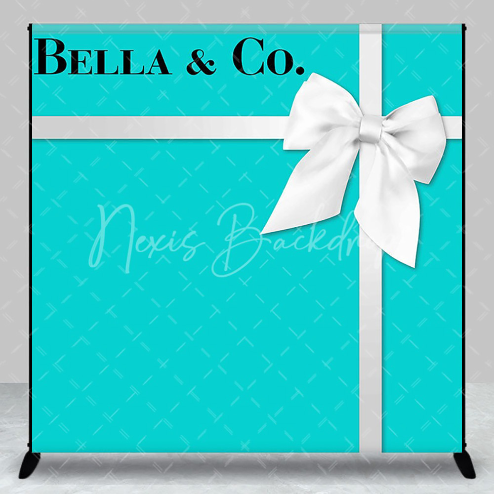 Custom Name Bow Turquoise Blue - Photography Names recensione e prezzo