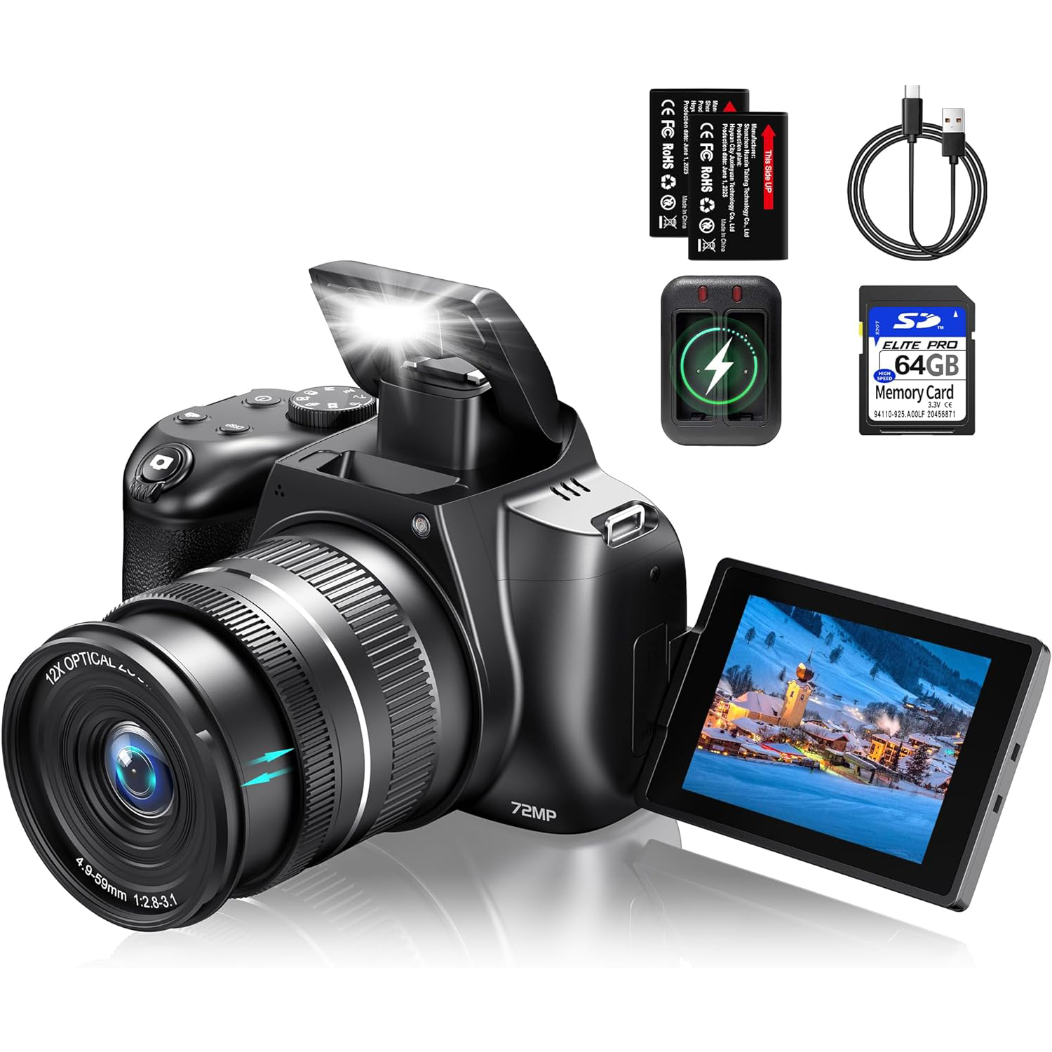 4K HD Digital Camera for Photo - Photography Natural Lighting recensione e prezzo