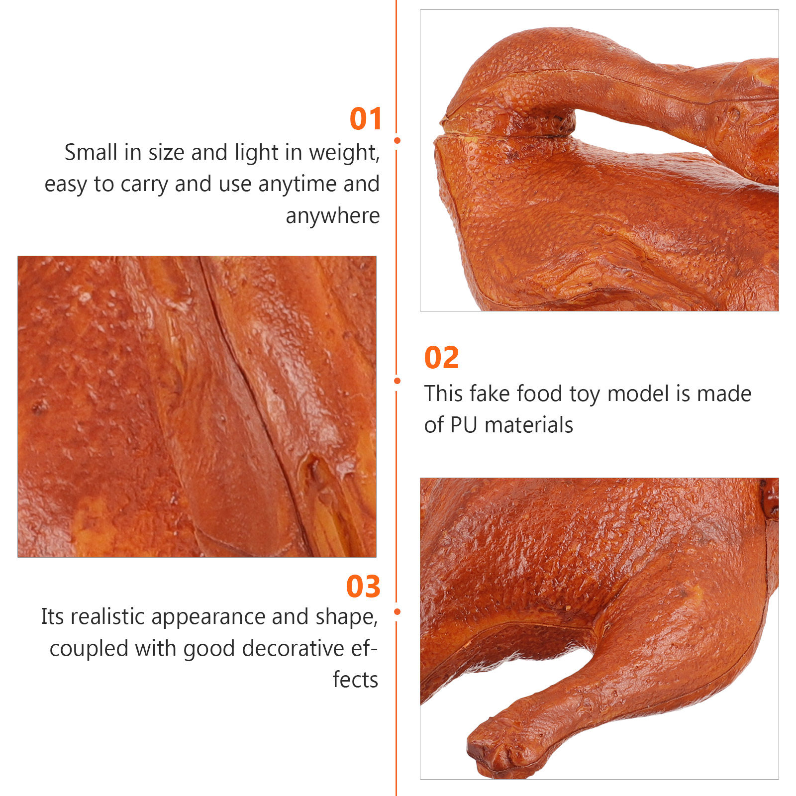 Fake Roast Duck PU Simulation  - Photography Duck recensione e prezzo