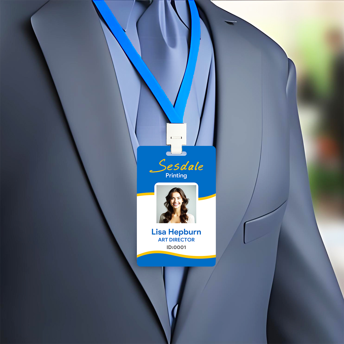 Custom Employee ID Badge, Doub - Photography Names recensione e prezzo