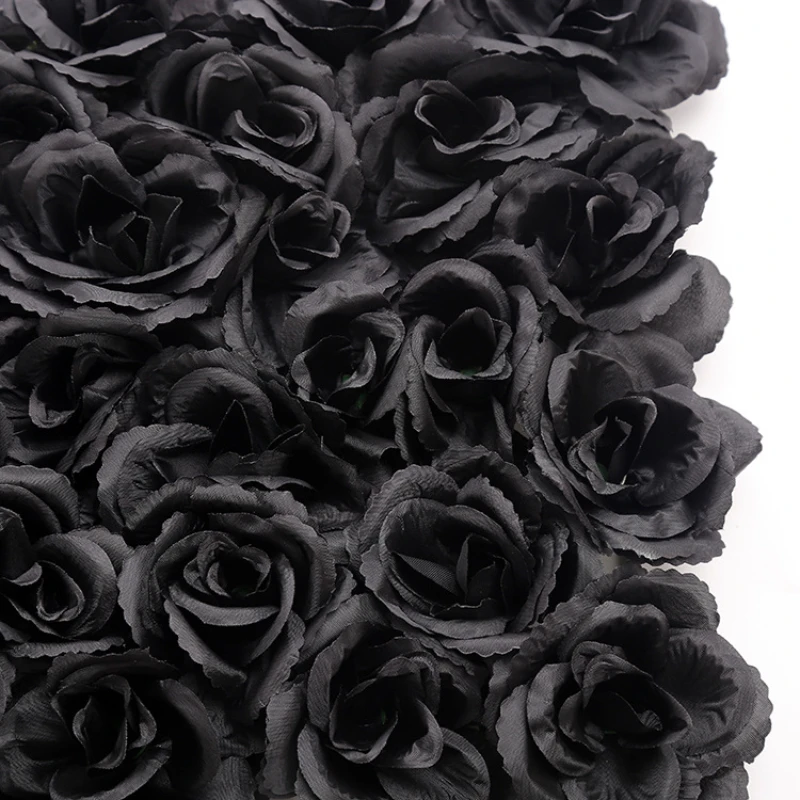 8Pcs/lot Silk Black Rose Backg - Photography Black And White recensione e prezzo