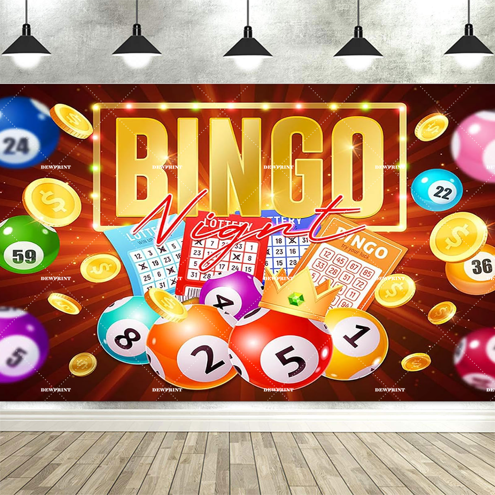 Colorful Bingo Night Backdrop  - Photography Winner recensione e prezzo