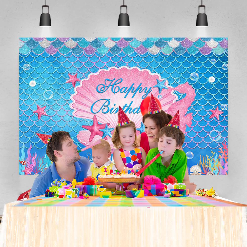 Mermaid Birthday Party Decorti - Photography Names recensione e prezzo