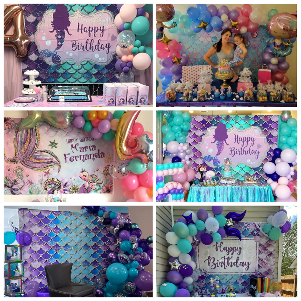 Mermaid Birthday Party Decorti - Photography Names recensione e prezzo