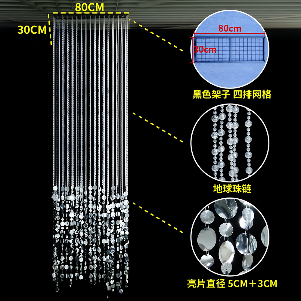 Shiny Acrylic Crystal Bead Cur - Photography Wedding recensione e prezzo
