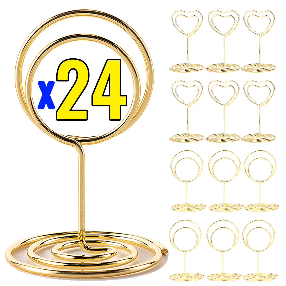 24-2pcs Metal Place Card Holde - Photography Names recensione e prezzo