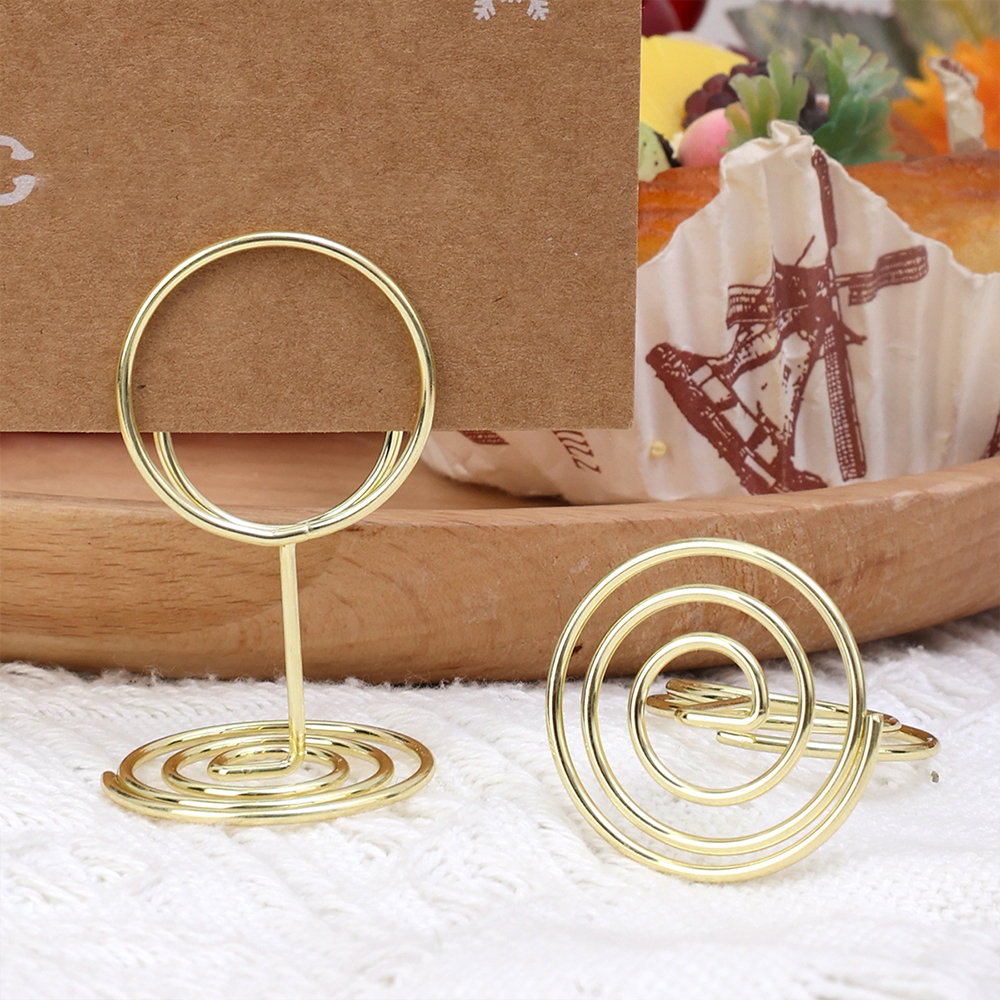 24-2pcs Metal Place Card Holde - Photography Names recensione e prezzo