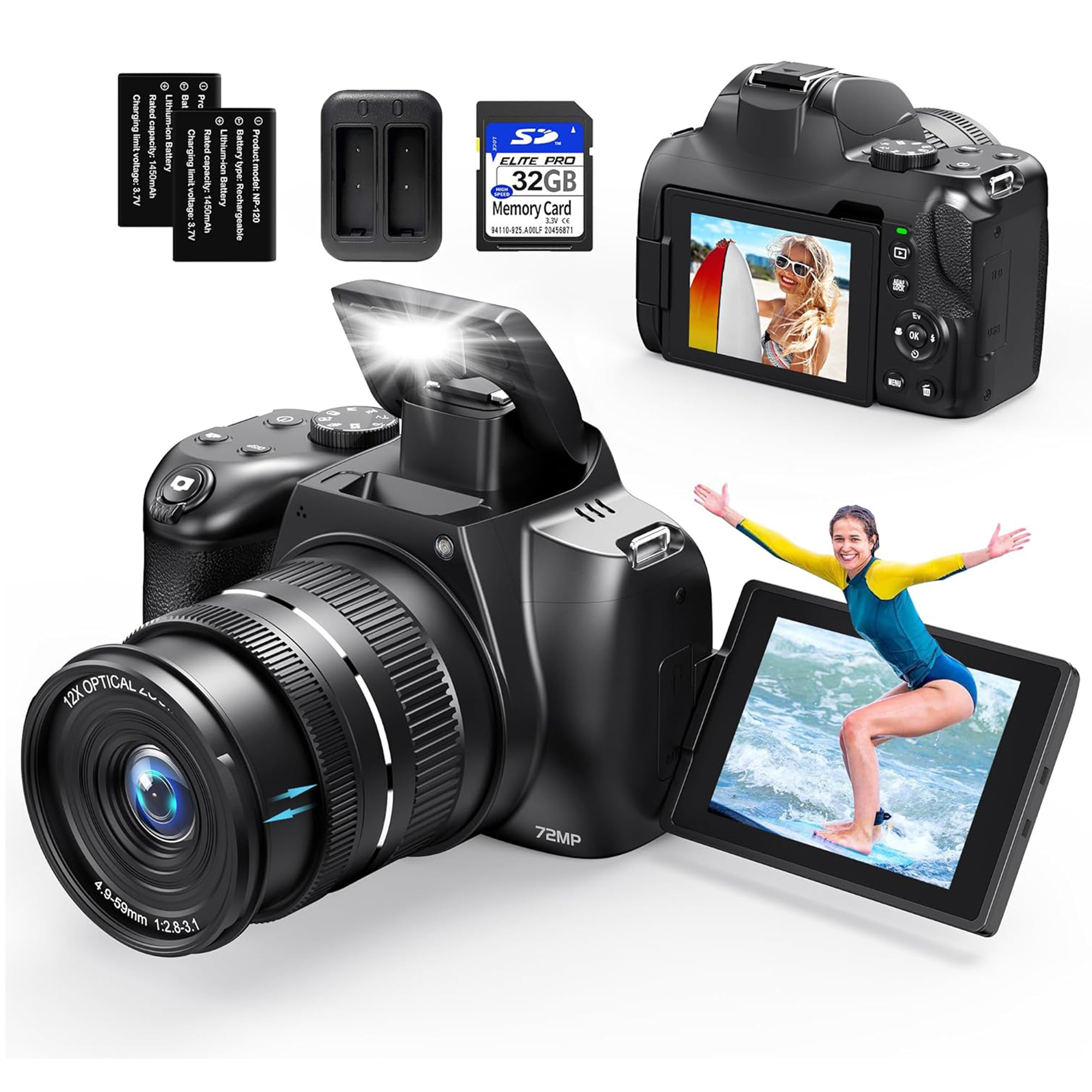 72MP Digital Cameras For Photo - Photography Natural Lighting recensione e prezzo