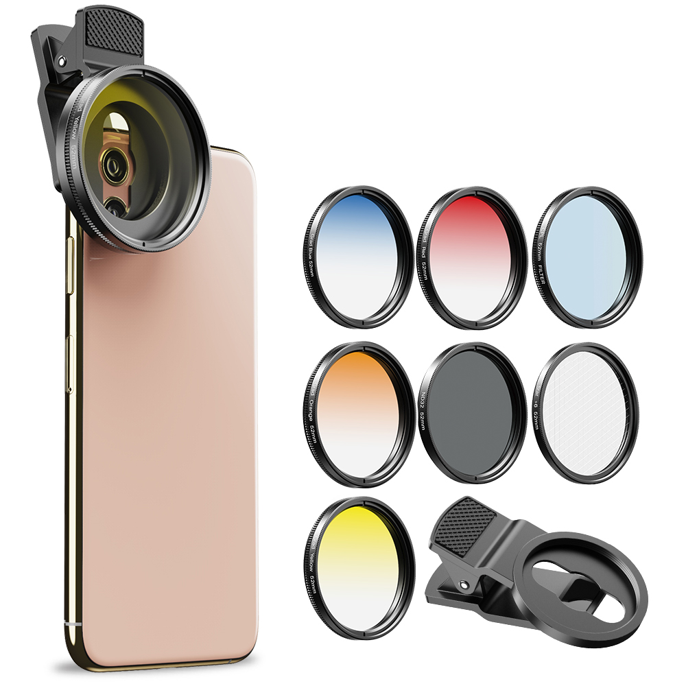 APEXEL 52mm 7in1 Gradual Filte - Photography Yellow Filter recensione e prezzo