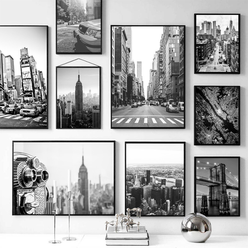 New York City Canvas Painting  - Photography Black And White recensione e prezzo