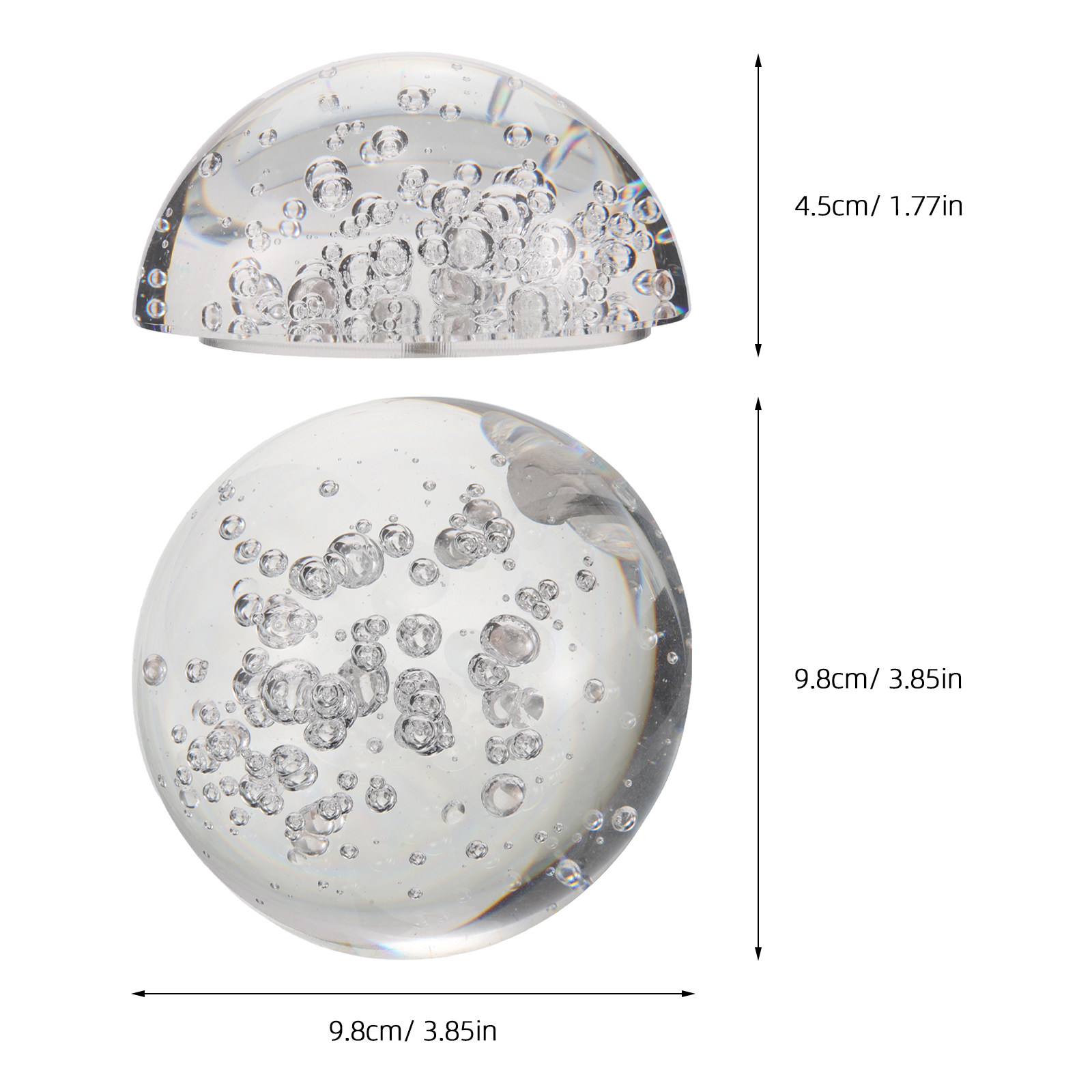 Semicircle Crystal Decoration  - Lens Ball Crystal recensione e prezzo