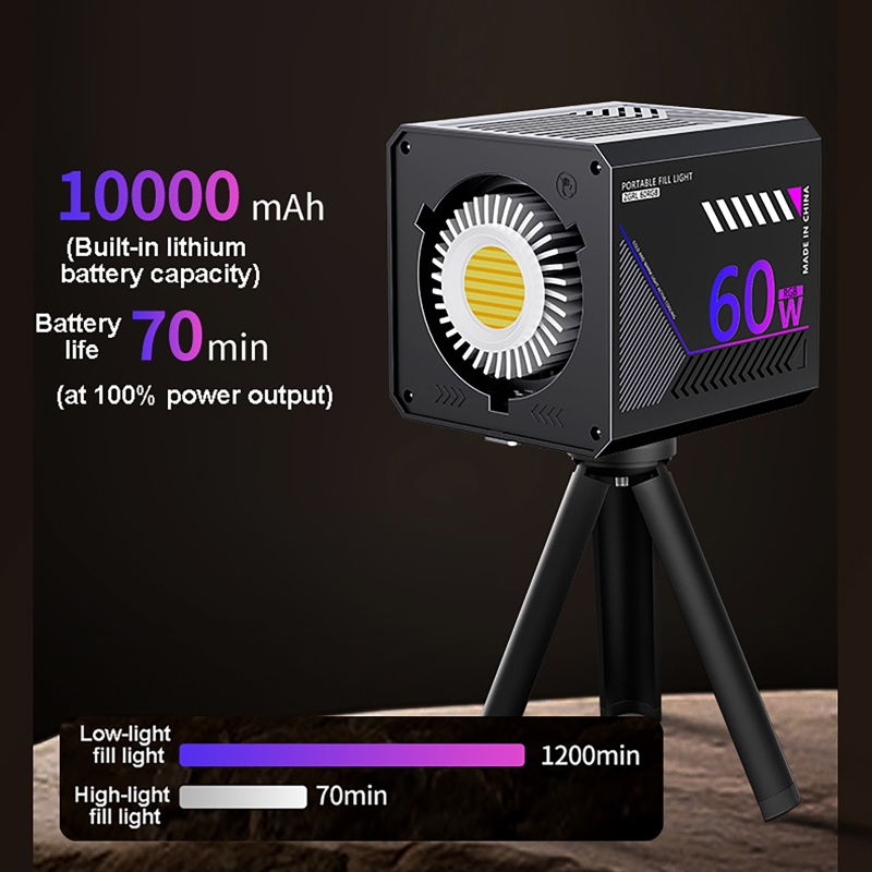 60W RGB Video Light Portable L - Photography Natural Lighting recensione e prezzo
