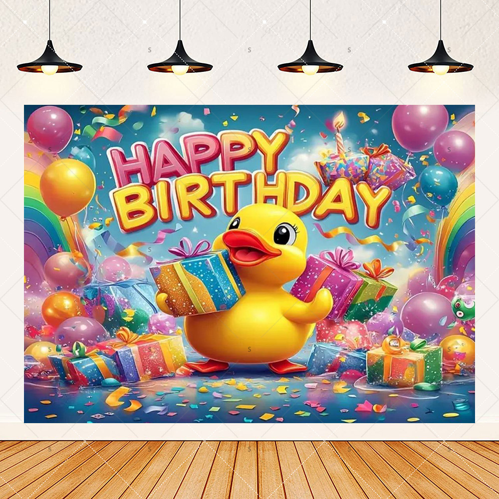 Cartoon Yellow Duck Theme Birt - Photography Duck recensione e prezzo