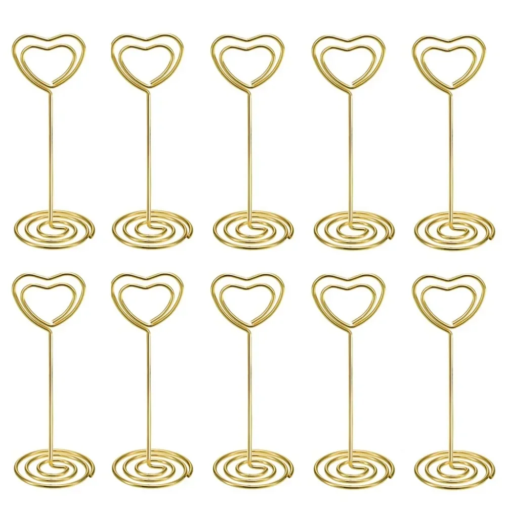 10pcs Heart Shape Table Number - Photography Names recensione e prezzo