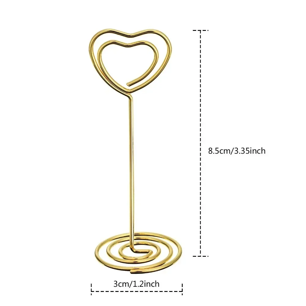 10pcs Heart Shape Table Number - Photography Names recensione e prezzo