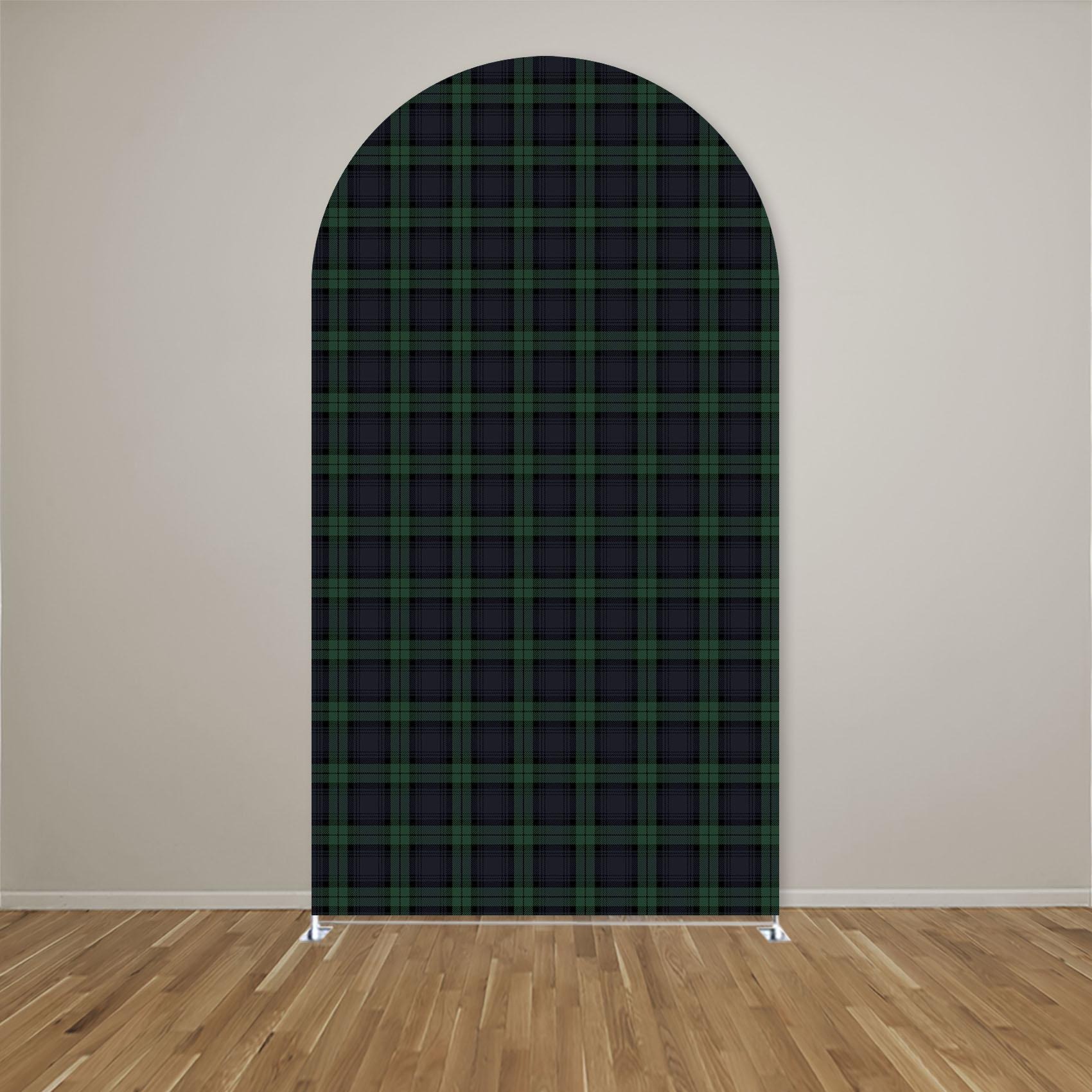 Custom Name Green Plaid Arch B - Photography Names recensione e prezzo