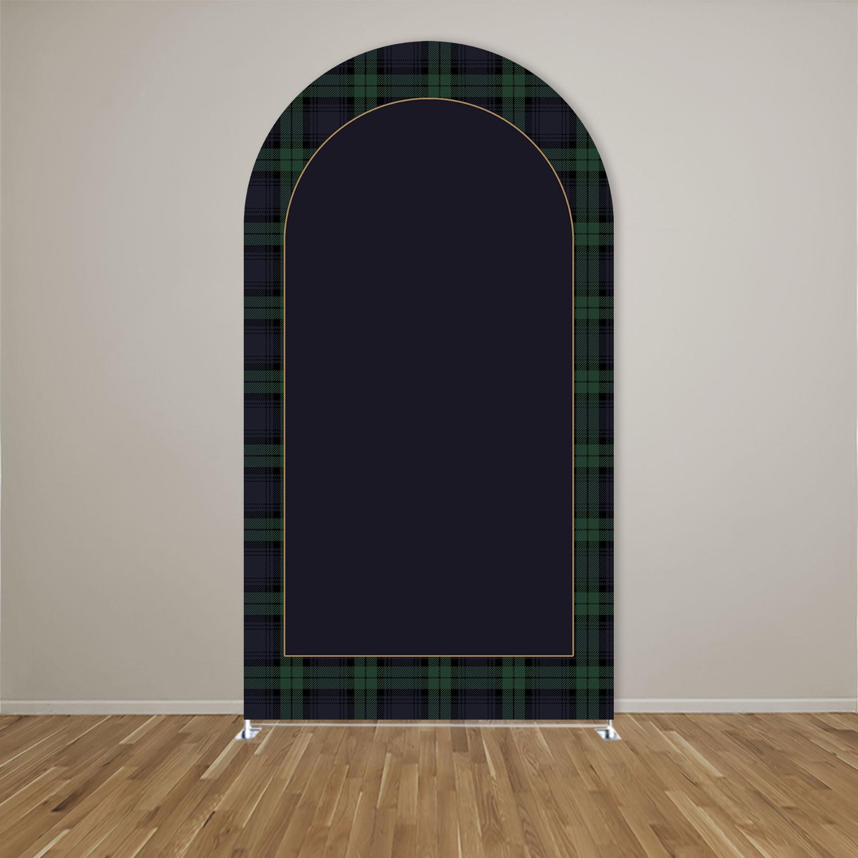 Custom Name Green Plaid Arch B - Photography Names recensione e prezzo